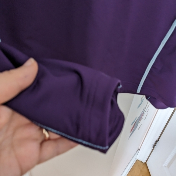 Craft Core thermal midlayer quarter zip purple XL T7 - Picture 4 of 7